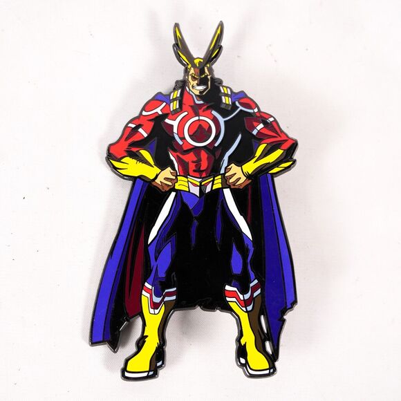 FiGPiN My Hero Academia All Might Silver Age Anime Collectible Enamel Pin 6" - Picture 1 of 4